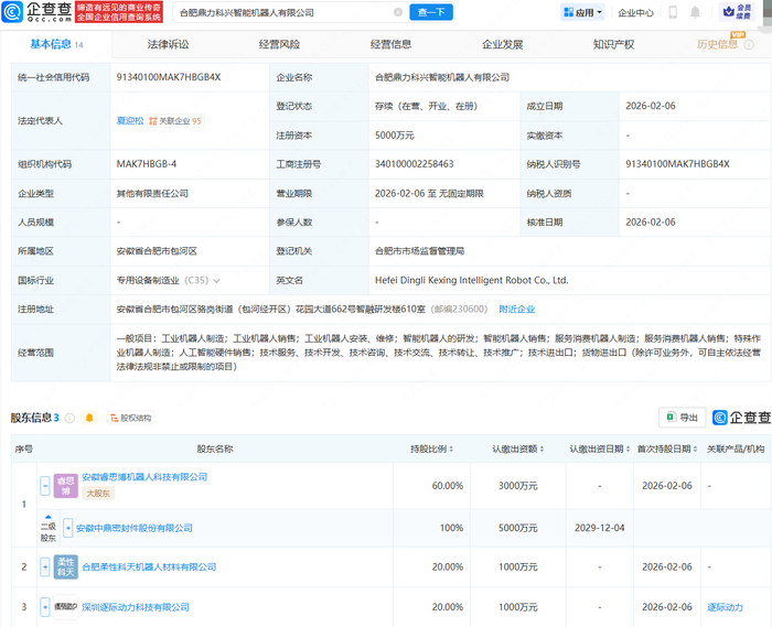 中鼎股份携手逐际动力等成立智能机器人公司，布局服务消费机器人制造新赛道